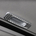 Car Carbon Fiber Skylight Handle Decorative Sticker for Mitsubishi Lancer EVO (DE/ES) 2008-2015, Left and Right Drive Universal, Skylight Handle (DE/ES)