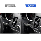 Car Carbon Fiber Right Speedometer Decorative Sticker for Mitsubishi Lancer EVO 2008-2016, Left Drive, Right Speedometer