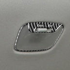 Car Carbon Fiber Rear Roof Reading Light Decorative Sticker for Mitsubishi Lancer EVO 2008-2015, Left and Right Drive Universal, Rear Roof Reading Light