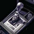 Car Carbon Fiber Manual Gearbox Decorative Sticker for Mitsubishi Lancer EVO (Only GTS) 2008-2015, Left and Right Drive Universal, Manual Gearbox (Only GTS)