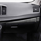 Car Carbon Fiber Passenger Side Glove Box Decorative Sticker for Mitsubishi Lancer EVO 2008-2015, Left Drive, Passenger Side Glove Box, Left Drive