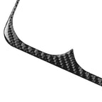 Car Carbon Fiber Rear Center Armrest Cup Holder Decorative Sticker for Mitsubishi Lancer EVO 2008-2015, Left and Right Drive Universal, Rear Center Armrest Cup Holder