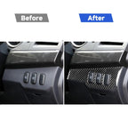 Car Carbon Fiber Dimming Control Panel Decorative Sticker for Mitsubishi Lancer EVO 2008-2015, Right Drive, Dimming Control Panel, Right Drive