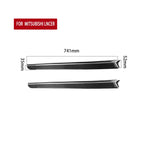 6 PCS Car Carbon Fiber Door Panel Decorative Sticker for Mitsubishi Lancer EVO 2008-2015, Left and Right Drive Universal, Door Handle