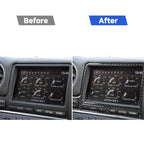 Car Carbon Fiber Navigation Display Frame Decorative Sticker for Nissan GTR R35 2008-2016, Left Drive, Navigation Display Frame, Left Drive