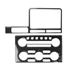 2 PCS Car Carbon Fiber Navigation Instrument Decorative Sticker for Nissan GTR R35 2008-2016, Left Drive, Navigation Instrument, Left Drive