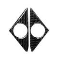 2 PCS Car Carbon Fiber Door Horn Decorative Sticker for Nissan GTR R35 2008-2020, Left and Right Drive Universal, Door Horn