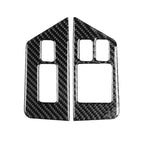 2 PCS Car Carbon Fiber Window Lift Defogger Button Decorative Sticker for Nissan GTR R35 2008-2016, Right Drive, Window Lift Defogger Button, Right Drive