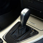 Carbon Fiber Car Right Driving Gear Panel Decorative Sticker for BMW E90 / E92 2005-2012, Right Driving Gear Panel
