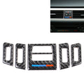 5 PCS Low Matching Carbon Fiber Car Air Outlet Decorative Sticker for BMW E90 / E92 / E93 2005-2012, Low Matching Air Outlet