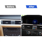5 PCS Low Matching Carbon Fiber Car Air Outlet Decorative Sticker for BMW E90 / E92 / E93 2005-2012, Low Matching Air Outlet