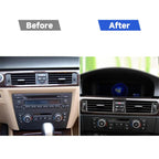 5 PCS High Matching Carbon Fiber Car Air Outlet Decorative Sticker for BMW E90 / E92 / E93 2005-2012, High Matching Air Outlet