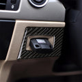 Carbon Fiber Car Right Driving Ignition Switch Decorative Sticker for BMW E90 / E92 2005-2012, Right Driving Ignition Switch