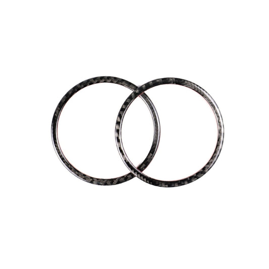 Carbon Fiber Car Horn Circle Decorative Sticker for BMW E90 / E84 / 320i / 325i, Horn Circle