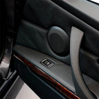 2 PCS Carbon Fiber Car Left Driving Lifting Panel Decorative Sticker for BMW E92 2005-2012, Diameter: 40.4cm, Diameter: 40.4cm