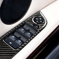 4 PCS Carbon Fiber Car Left Driving Lifting Panel Decorative Sticker without Folding for BMW E90 / 320i / 325i, Diameter: 35.8cm, without Folding,Diameter: 35.8cm