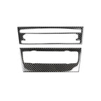 Carbon Fiber Car Central Control CD Panel Decorative Sticker for BMW E90 / E92 2005-2012, Non Navigation without Hole, CD Panel(Non Navigation without Hole)