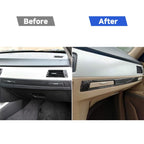 Carbon Fiber Car Left Driving Middle Control Decorative Sticker for BMW E90 / E92 / E93 2005-2012, Left Driving Middle Control