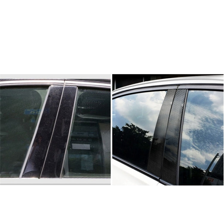 Carbon Fiber Car B Column Decorative Sticker for BMW F30 2013-2017, B Column