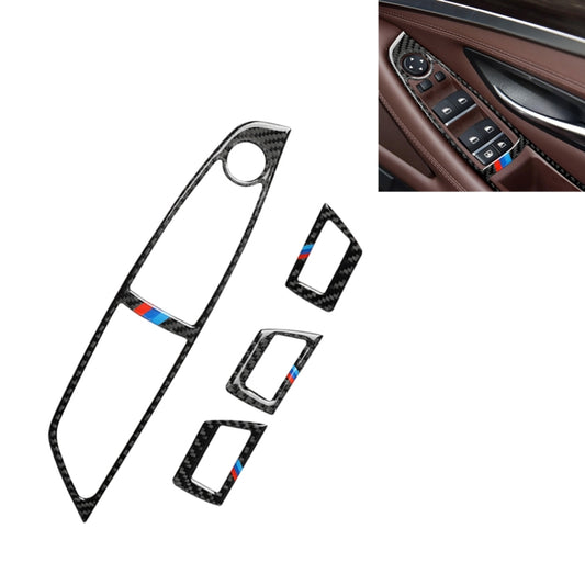 Carbon Fiber Car Right Driving Lifting Panel Decorative Sticker for BMW 5 Series F10 2011-2018, Right Driving Lifting Pane(Three Color), Right Driving Lifting Pane