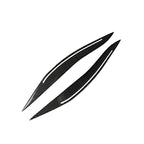 Carbon Fiber Car Lamp Eyebrow Decorative Sticker for BMW 5 Series F10 2014-2016, Lamp Eyebrow