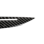 Carbon Fiber Car Lamp Eyebrow Decorative Sticker for BMW 5 Series F10 2014-2016, Lamp Eyebrow