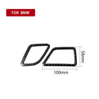 Carbon Fiber Car Instrument Air Outlet Decorative Sticker for BMW 5 Series F10 2011-2017,Sutible for Left Driving, Instrument Air Outlet