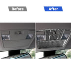 Car Carbon Fiber Front Reading Light Decorative Sticker for Mazda RX8 2004-2008, Left and Right Drive Universal, Front Reading Light