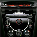 2 PCS Car Carbon Fiber Information Display Decorative Sticker for Mazda RX8 2004-2008, Left and Right Drive Universal, Information Display