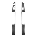 6 in 1 Car Carbon Fiber Left and Right Driving Seat Lift Decorative Sticker for Mazda RX8 2004-2008, Left Drive Low-configured, Left and Right Driving Seat Lift, Left Drive Low-configured