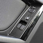 6 in 1 Car Carbon Fiber Left and Right Driving Seat Lift Decorative Sticker for Mazda RX8 2004-2008, Left Drive Low-configured, Left and Right Driving Seat Lift, Left Drive Low-configured