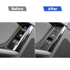 Car Carbon Fiber Main Driving Seat Lift Decorative Sticker for Mazda RX8 2004-2008, Left Drive Low-configured, Main Driving Seat Lift, Left Drive Low-configured