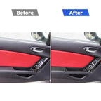 Car Carbon Fiber Main Driving Seat Lift Decorative Sticker for Mazda RX8 2004-2008, Left Drive High-configured, Main Driving Seat Lift, Left Drive High-configured