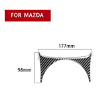 Car Carbon Fiber Gear Position Console Upper Decorative Sticker for Mazda RX8 2004-2008, Left and Right Drive Universal, Gear Position Console Upper