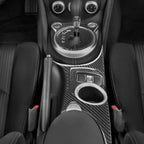 5 in 1 Car Carbon Fiber Gear Position Cup Holder Panel Decorative Sticker for Nissan 370Z Z34 2009-, Left Drive, Gear Position Cup Holder Panel Left Drive