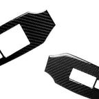 2 PCS Car Carbon Fiber Window Lift Panel Decorative Sticker for Nissan 370Z Z34 2009-, Left Drive Low-configured, Window Lift Panel Left Drive
