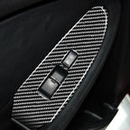 Car Carbon Fiber Vice Driving Side Door Lift Control Decorative Sticker for Nissan 370Z Z34 2009-, Right Drive, Vice Driving Side Door Lift Control Right Drive