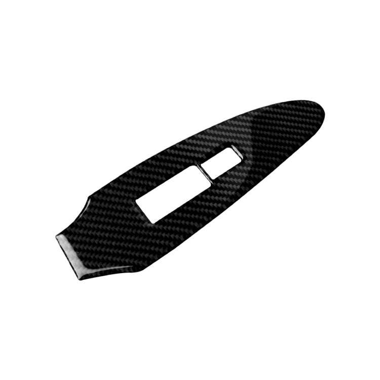 Car Carbon Fiber Vice Driving Side Door Lift Control Decorative Sticker for Nissan 370Z Z34 2009-, Left Drive, Vice Driving Side Door Lift Control Left Drive