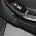 Car Carbon Fiber Vice Driving Side Door Lift Control Decorative Sticker for Nissan 370Z Z34 2009-, Left Drive, Vice Driving Side Door Lift Control Left Drive