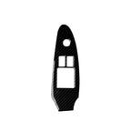 Car Carbon Fiber Main Driving Side Door Lift Control Decorative Sticker for Nissan 370Z Z34 2009-, Left Drive Low-configured, Main Driving Side Door Lift Control Left Drive