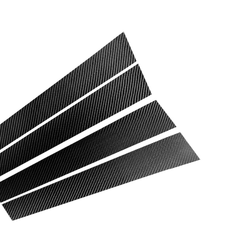 Car Carbon Fiber B Pillar Decorative Sticker for Audi A4 2009-2016, Left and Right Drive Universal, For Audi A4 2009-2016