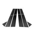 Car Carbon Fiber B Pillar Decorative Sticker for Audi A4L 2017-, Left and Right Drive Universal, For Audi A4L 2017-