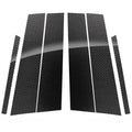 Car Carbon Fiber B Pillar Decorative Sticker for Mercedes-Benz GLC 2015-2019, Left and Right Drive Universal, For Mercedes-Benz GLC 2015-2019