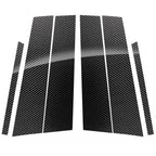 Car Carbon Fiber B Pillar Decorative Sticker for Mercedes-Benz GLC 2015-2019, Left and Right Drive Universal, For Mercedes-Benz GLC 2015-2019