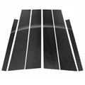 Car Carbon Fiber B Pillar Decorative Sticker for Mercedes-Benz C-Class 2014-2019, Left and Right Drive Universal, For Mercedes-Benz C-Class 2014-2019
