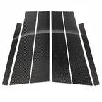 Car Carbon Fiber B Pillar Decorative Sticker for Mercedes-Benz C-Class 2014-2019, Left and Right Drive Universal, For Mercedes-Benz C-Class 2014-2019