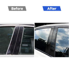 Car Carbon Fiber B Pillar Decorative Sticker for BMW X5 F15 2014-2018, Left and Right Drive Universal, For BMW X5 F15 2014-2018