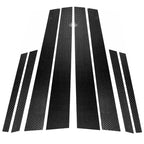Car Carbon Fiber B Pillar Decorative Sticker for BMW X6 E71 2009-2013, Left and Right Drive Universal, For BMW X6 E71 2009-2013