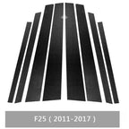Car Carbon Fiber B Pillar Decorative Sticker for BMW X3 F25 2011-2017, Left and Right Drive Universal, For BMW X3 F25 2011-2017