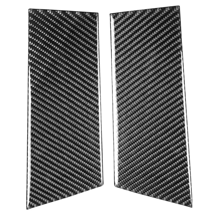 Car Carbon Fiber B-Pillar Decorative Sticker for Nissan 350Z 2003-2009, Left and Right Drive Universal, For Nissan 350Z 2003-2009